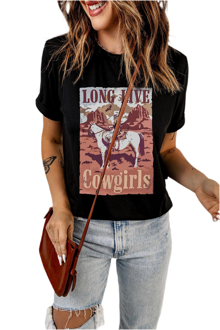 LONG LIVE COWGIRLS Graphic Tee