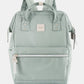 Himawari Water Resistant Canvas Backpack Bag with Side Pockets