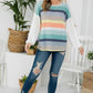 PLUS MULTI STRIPE MIXED BOXY TOP - Rebel K Collective