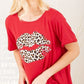 Wild lip print t-shirt