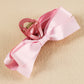 Black Solid Color Ribbon Bow Decor Hair Clip