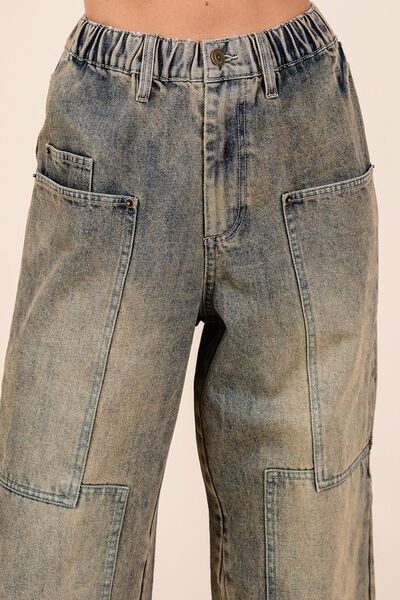 Baggy jeans with pockets