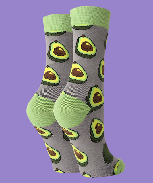 Avocado Life - Women's Funny Crew Socks