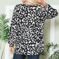 Animal print blouse for women