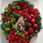 Christmas Wreath With Lamp God Jesus