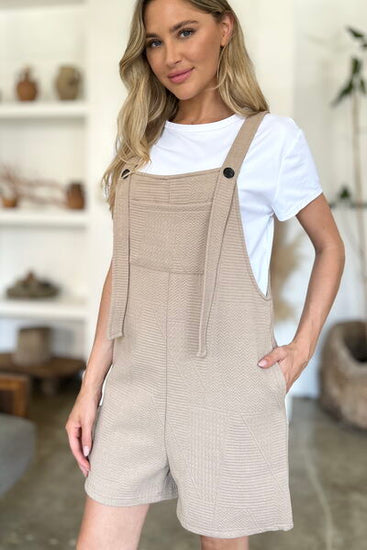 Stretchy sleeveless romper