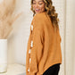 Angel Wings Flower Dropped Shoulder Open Front Cardigan