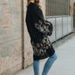 Long Floral Kimono Cardigan