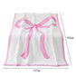 Pink 127*152cm Bow Printed Cozy Soft Throw Blanket