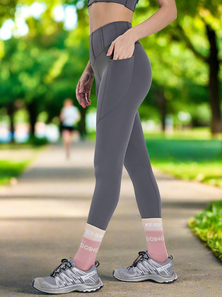 Pocketed High Waist Active Leggings