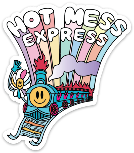 Hot Mess Express Sticker