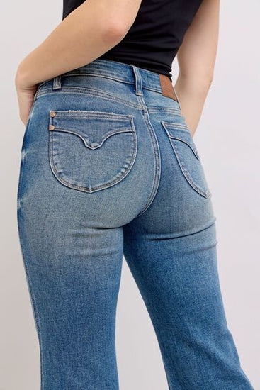 Comfortable tummy control jeans