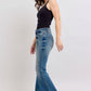 Stretchy vintage wash jeans