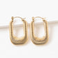 gold plated hoop earrings