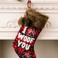 2-Pack Plush Christmas Stockings