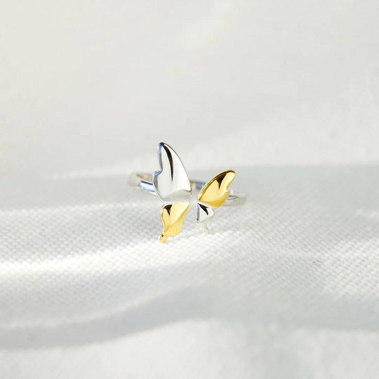 925 Sterling Silver Butterfly Ring - Rebel K Collective