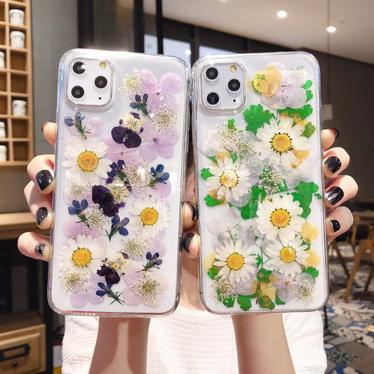 Preserved Flower Epoxy iPhone Cases