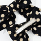 2-Piece Polka Dot Bow Hair Clip