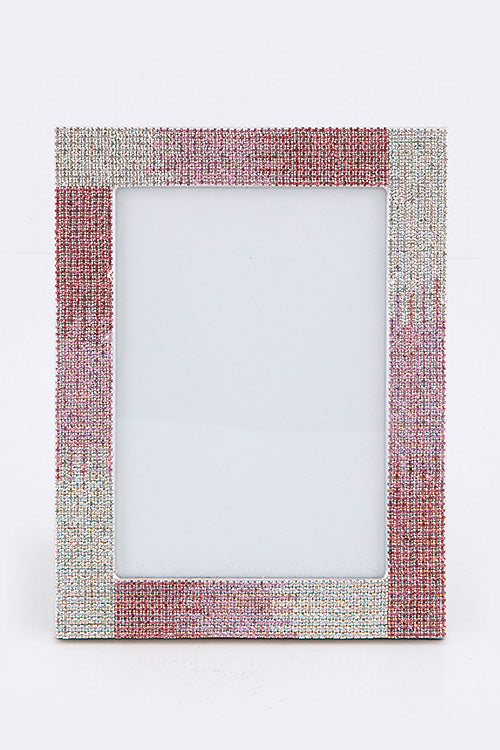 Small Ombre Crystal Picture Frame