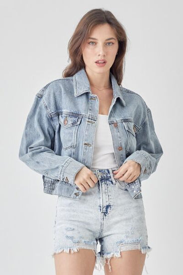 Full-size denim jacket