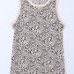 Printed Round Neck Tank