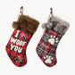 2-Pack Plush Christmas Stockings