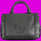 BYBLOS Elegant Two-Handle Contrasting Detail Tote