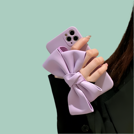 Sweet Big Bow Purple Phone Case