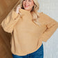 Bubbly Personality Bubble Sleeve Sweater in Wheat