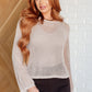 Calming Down Loose Knit Top