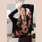 Falling Flowers Floral Sweater