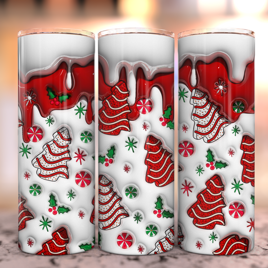 Christmas Takes The Cake Stainless Steel Tumbler