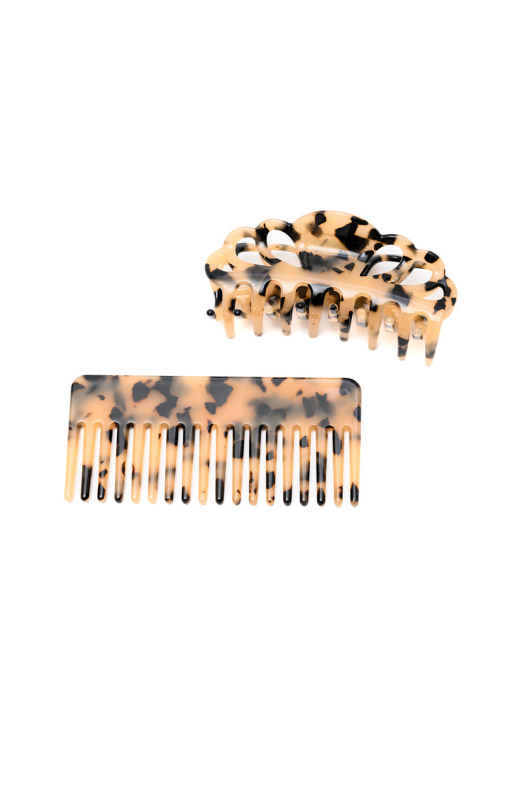 Comb & Claw Clip Set