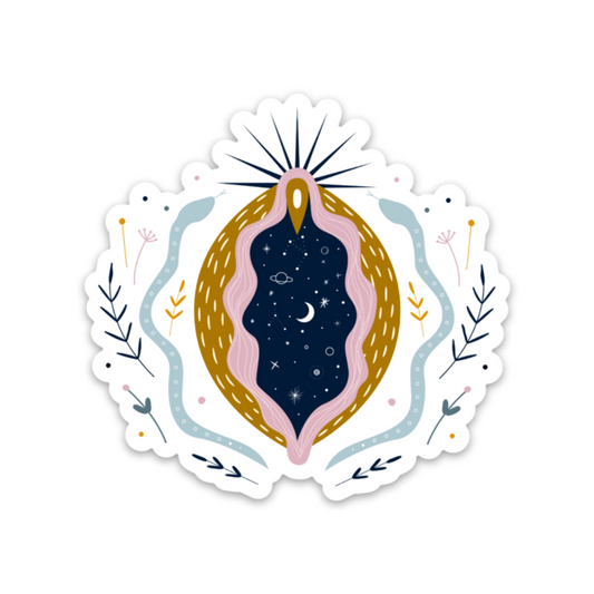 Cosmic Vagina Sticker