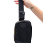 Everywhere I Go Crossbody Belt Bag in Black