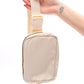 Everywhere I Go Crossbody Belt Bag in Ivory