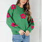 Follow Your Heart Drop Shoulder Sweater