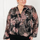 I Wish We Had it All Surplice Floral Blouse