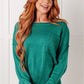 In Stitches Drop Shoulder Sweater