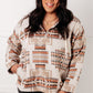 Just Going For It Aztec Hoodie