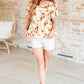 Magic Dance Square Neck Floral Blouse