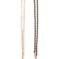 PU Leather Gold Chain Cell Phone Lanyard Set of 2