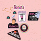 Leo Astrological Sticker Sheet