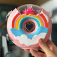 Portable Rainbow Donut Water Bottle