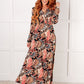 Send it Over Faux Wrap Maxi Dress