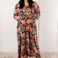 Send it Over Faux Wrap Maxi Dress