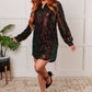 Shimmering Splendor Sequin Shirt Dress