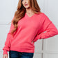 Very Understandable V-Neck Sweater in Pink