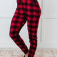 Your New Favorite Joggers in Red Plaid