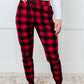 Your New Favorite Joggers in Red Plaid